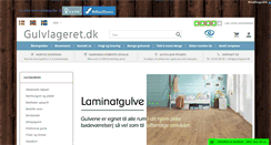 Desktop Screenshot of gulvlageret.dk